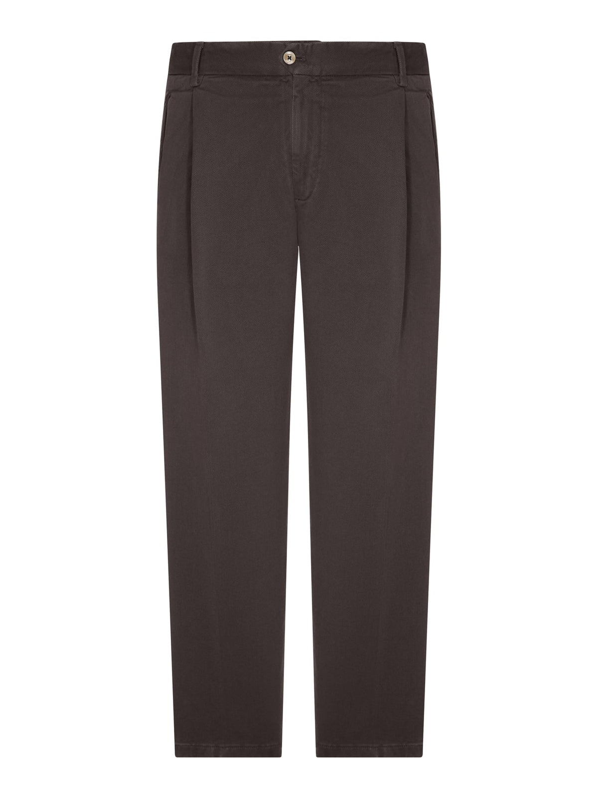 PANTALONE CHINO IN COTONE CON PINCES