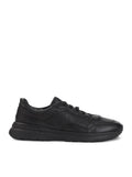 SNEAKER LOW-TOP IN PELLE NERA