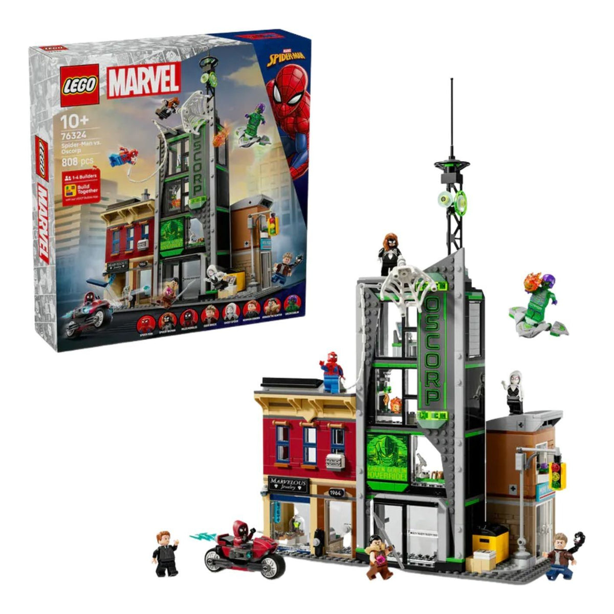 LEGO Marvel Spider-Man vs Oscorp 76324