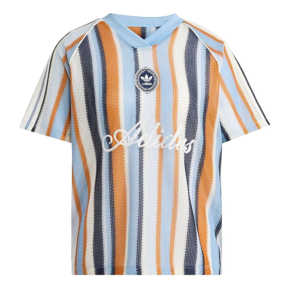 (WMNS) adidas Summer Glow Knitted Oversized Jersey Asia Sizing Asia Sizing 'Ash Blue' KY3160