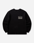 Reversible Barbed Love Temple Waffle Longsleeve T-Shirt Black