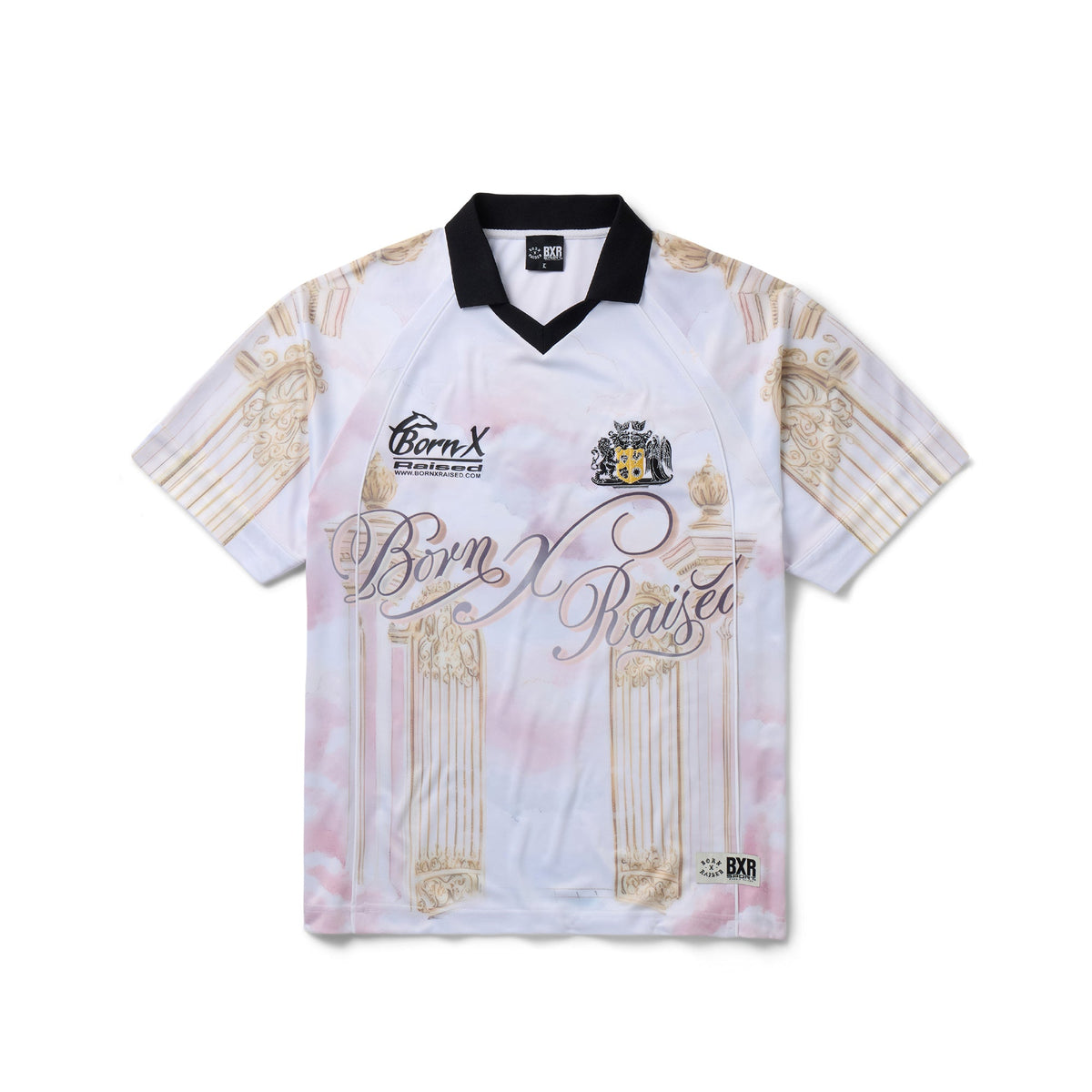 Born X Raised Mens Heaven Soccer Jersey