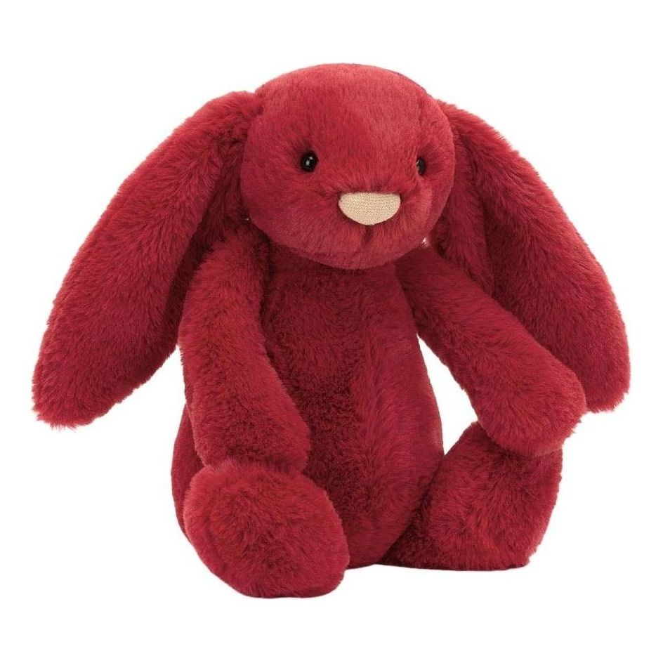 Jellycat Bashful Luxe Bunny Medium Plush 'Scarlett' BAS3SCA