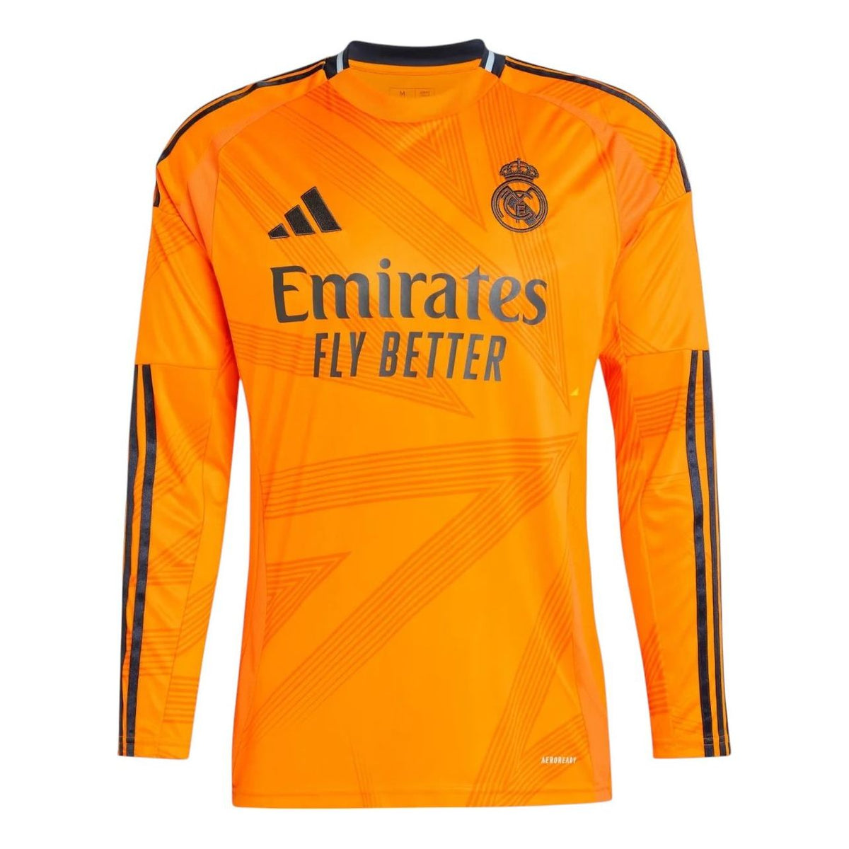 adidas Real Madrid CF 24/25 Long Sleeve Away Asia Sizing 'Orange' IT5189