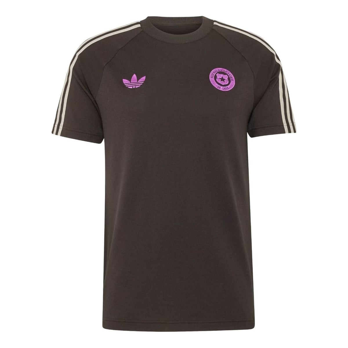 adidas Chile 2026 T-Shirt Asia Sizing 'Night Brown' JZ6337