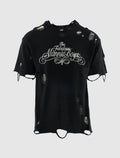 KAMIYA DISTRESSED KNIT SHRT