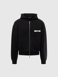 LE HOODIE ZIP GROS GRAIN