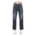 Ckj 030 High Rise Straight Ank Black