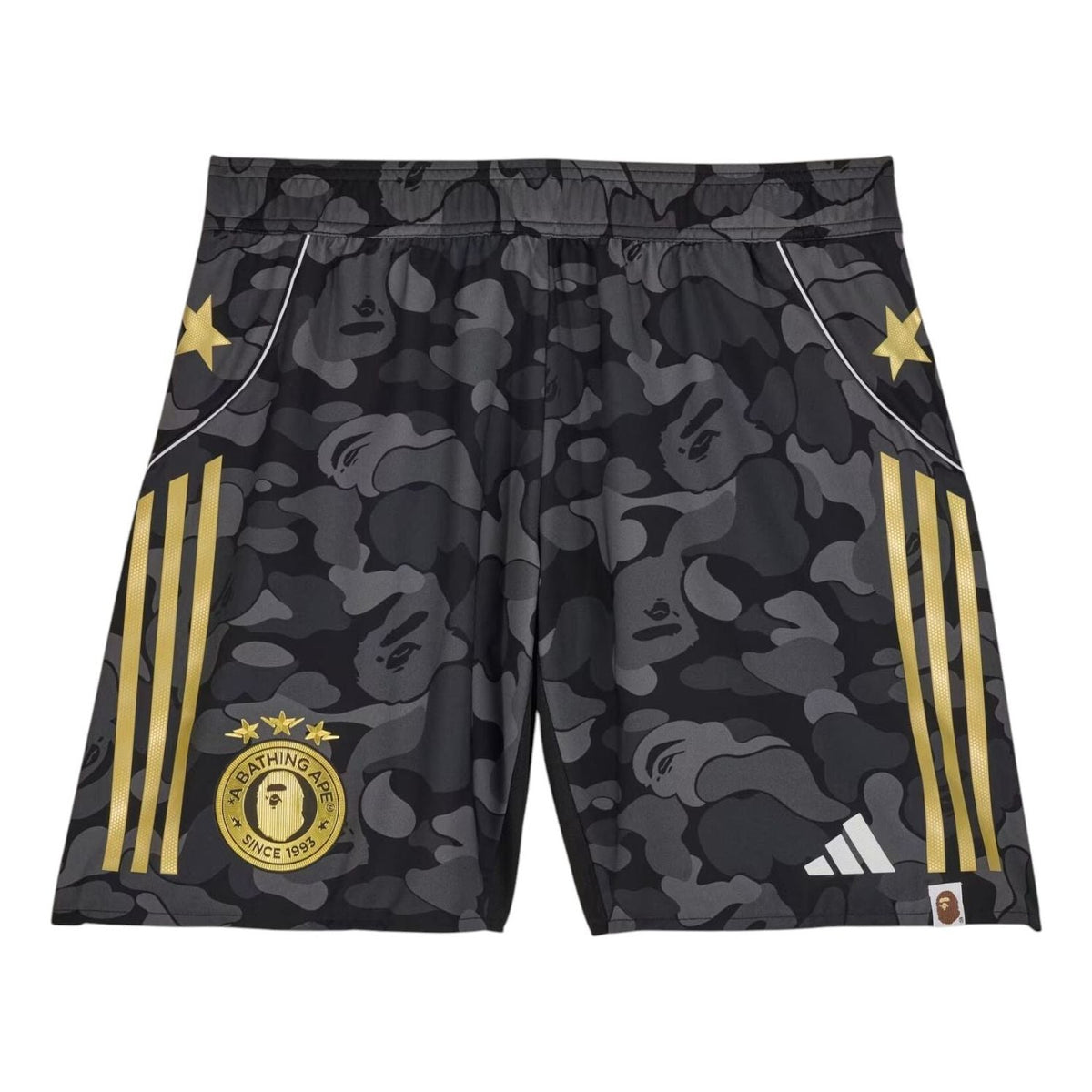 adidas x BAPE FB Slim-Fit Shorts 'Black Grey' KB2204