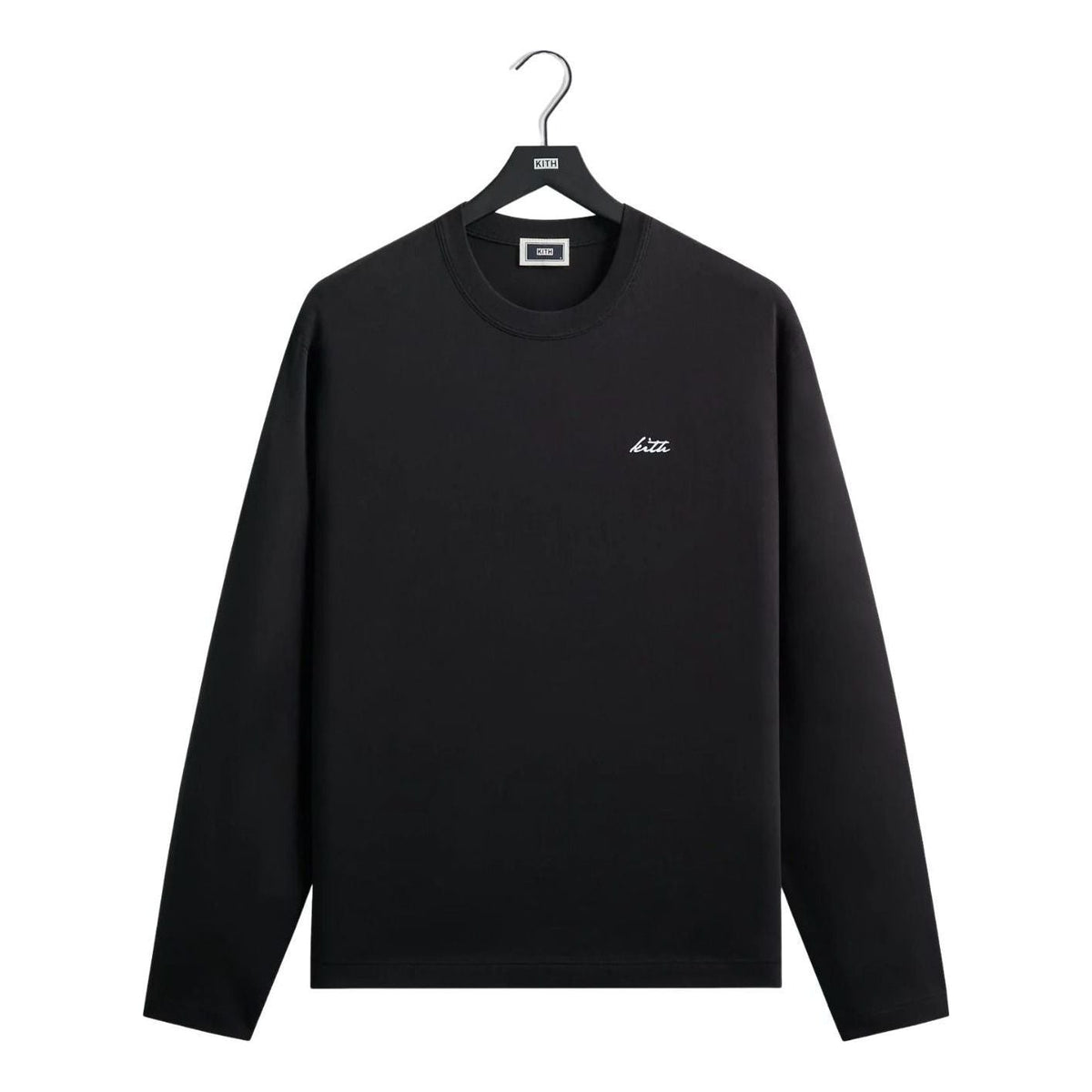 KITH Long Sleeve Alex Boxy T-Shirt 'Black' KHMA030217-001 - KITH Professional Edition