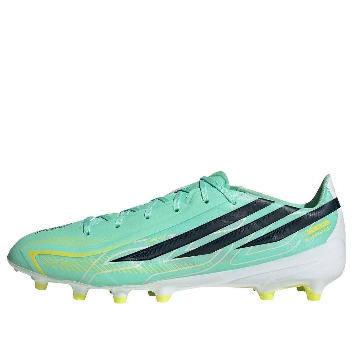 adidas F50 Hyperfast League AG 'Pulse Mint Solar Lemon' KK1360 - adidas Professional Edition