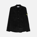 1200042 MICRO CORDUROY OVERSHIRT - BLACK