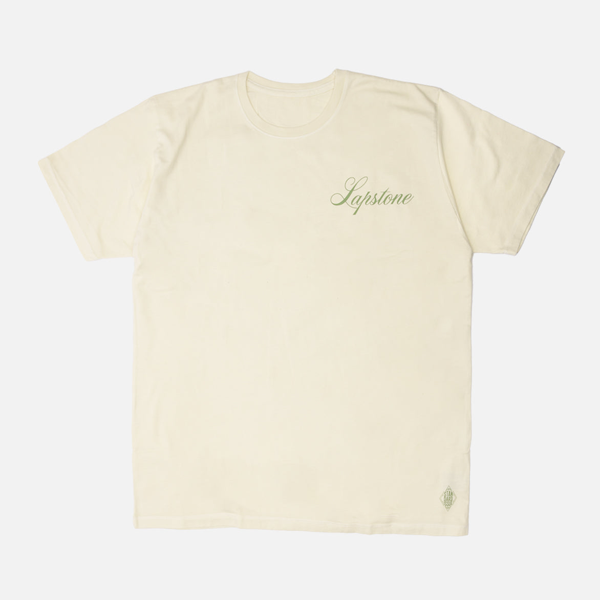 STANDARD ISSUE FOR LAPSTONE TEE - CREAM / OLIVE