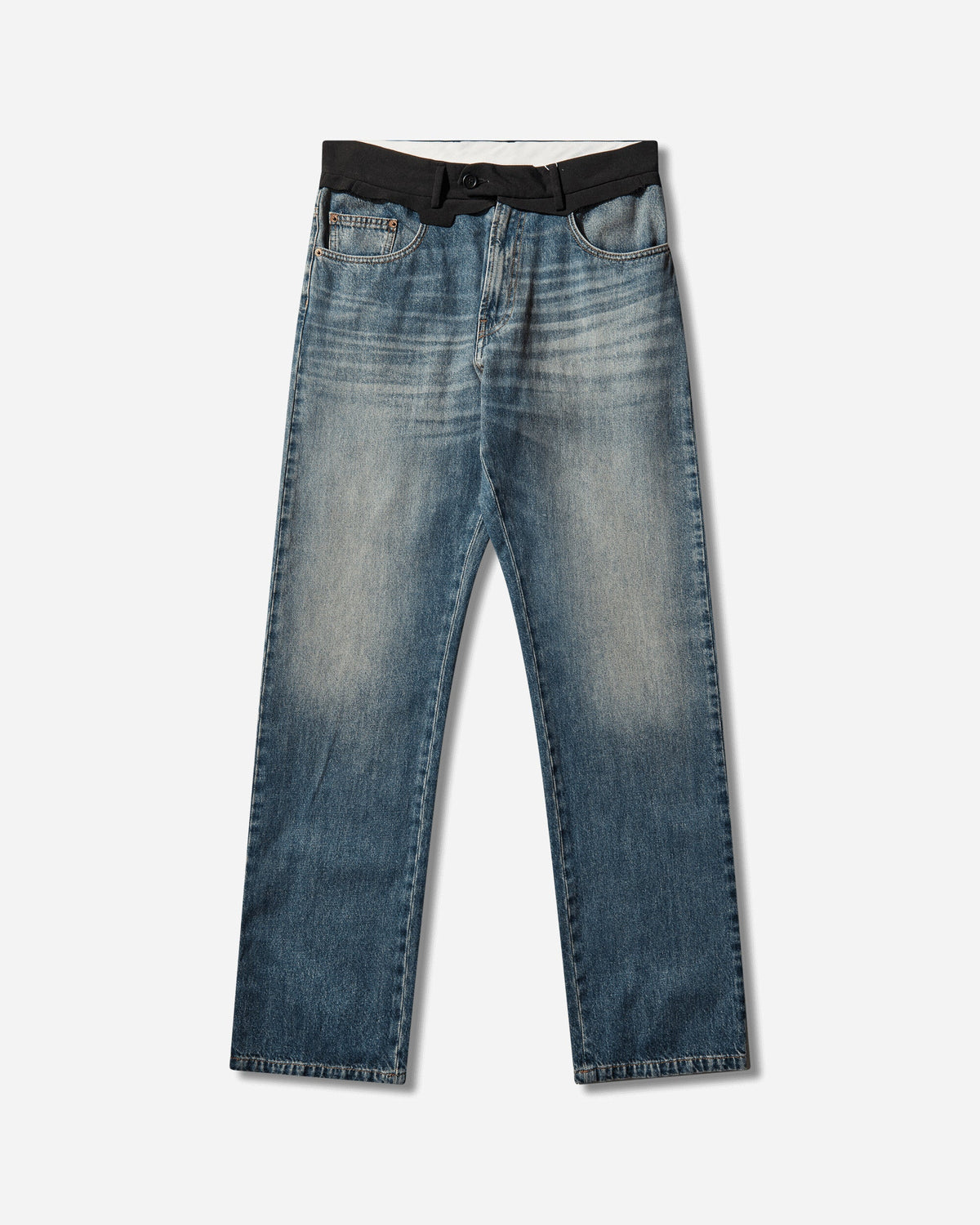 Men's Replaced Waist Jeans Blue