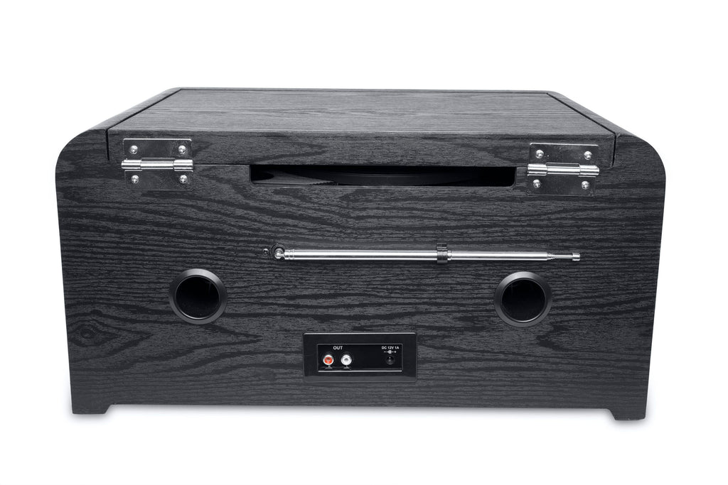 Muse Micro System CD w/ Turntable 20W - Black wood [Tech & Turntables]
