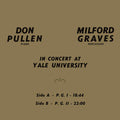 Don Pullen - Milford Graves - In Concert At Yale University [ VINYL LP ]