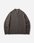 Men's Line Zip Cardigan Mud Spray Dye