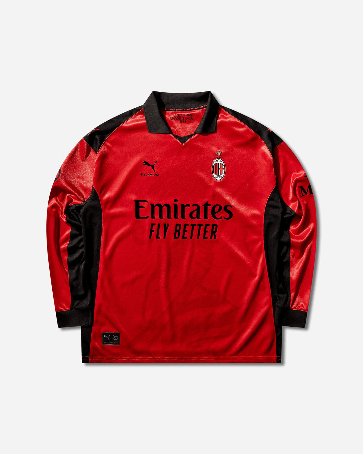 AC Milan x Slam Jam Limited Edition Longsleeve Jersey Red