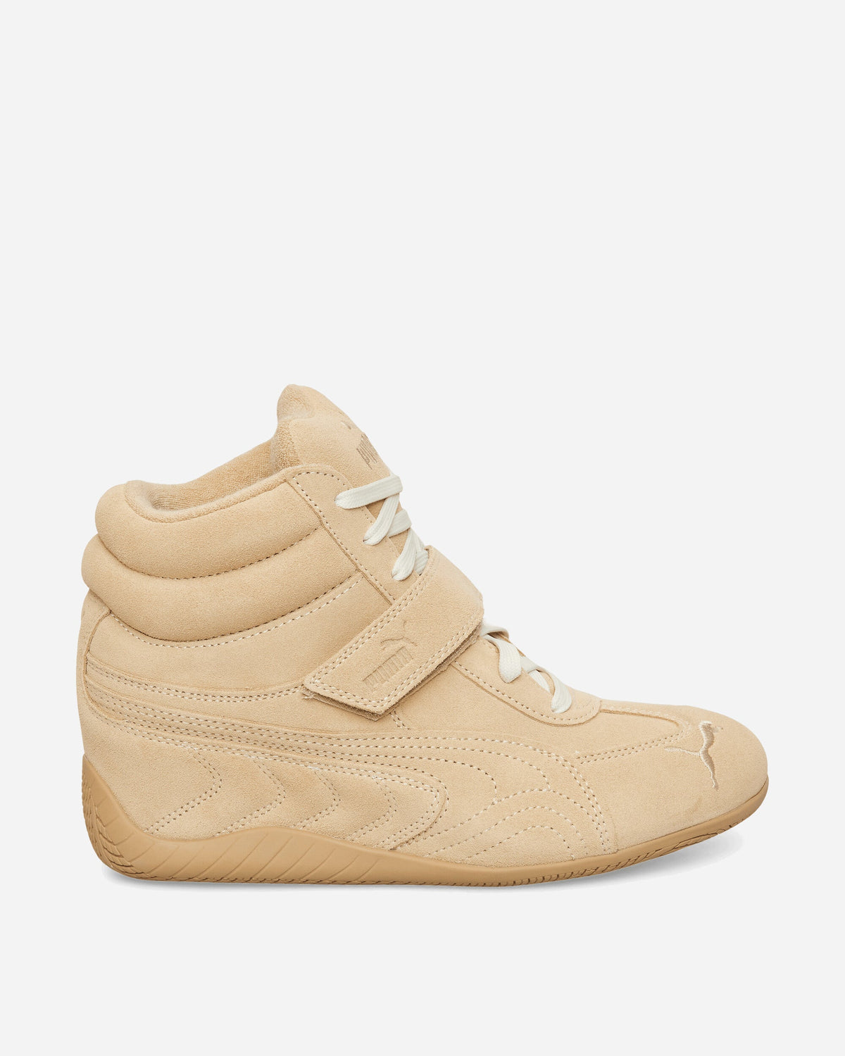 Women's Speedcat Wedge Tonal Sneakers Sand Dune / Alpine Snow