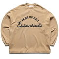 Fear Of God Essentials Training 90's L/S Tee - Faded Dune