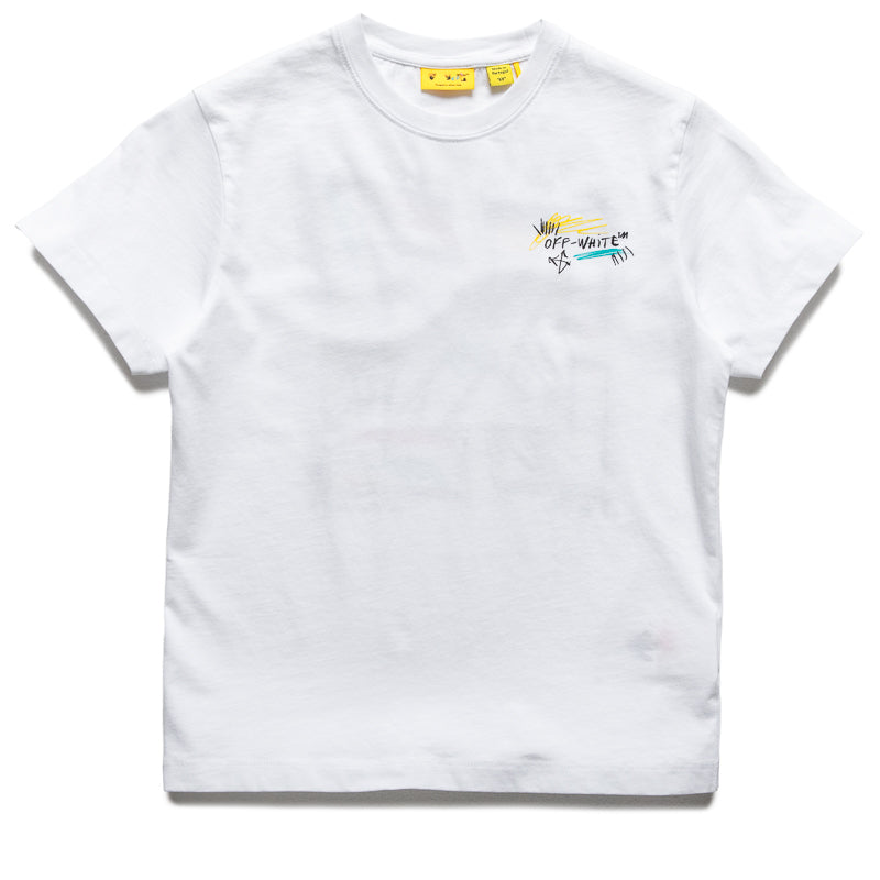Little Kids Off-White Arrow Scribble Tee - White