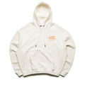 L/AB c/o Off-White Diagonal Hoodie - White/Orange
