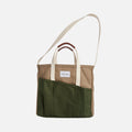 Utility Tote in Khaki and Olive