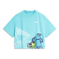 (WMNS) Li-Ning x Disney Monsters University Graphic T-shirt 'Sky Blue' AHSU490-3