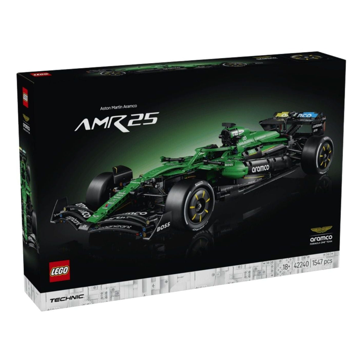 LEGO Technic Aston Martin Aramco AMR25 F1 Car 42240