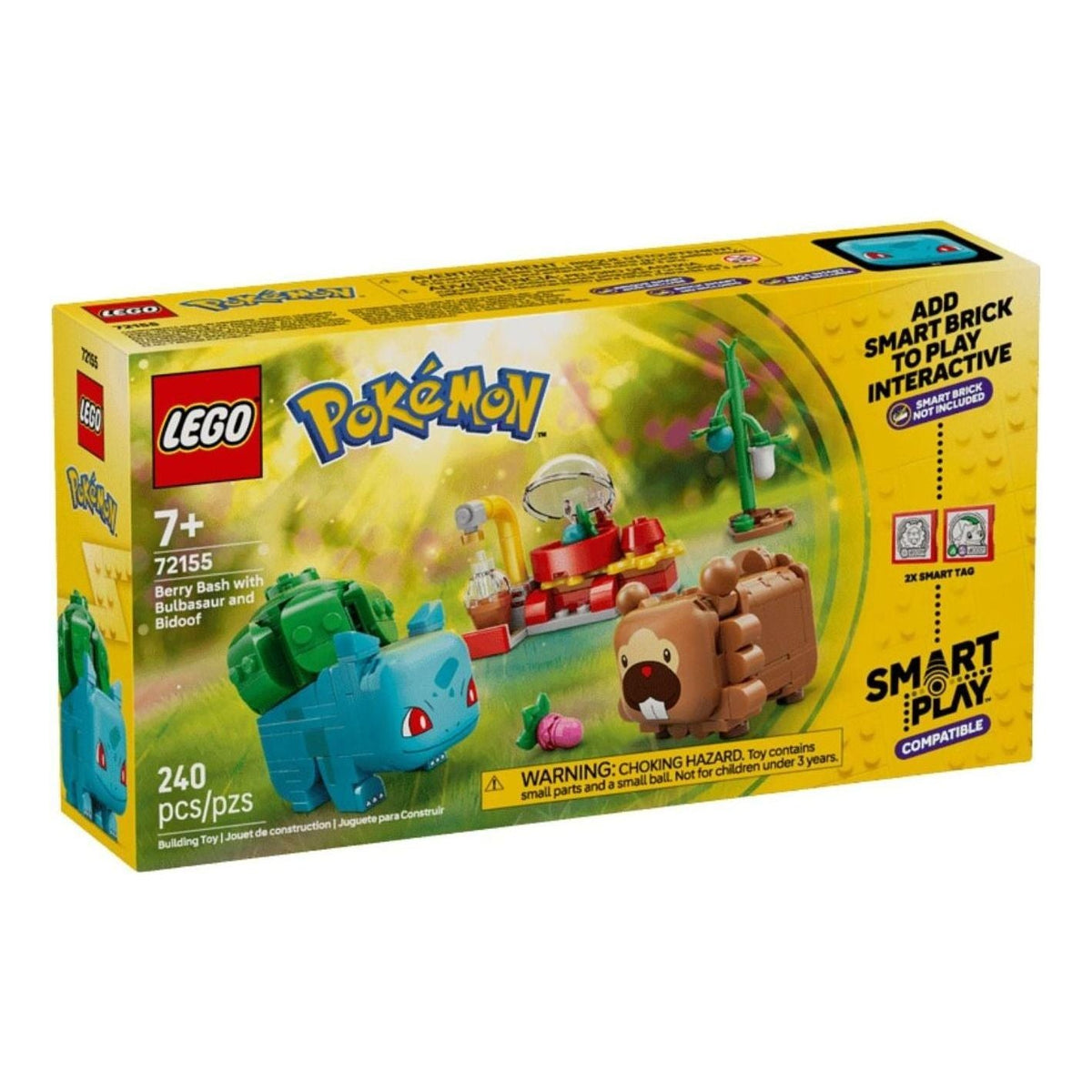 LEGO Pokemon Smart Play: Berry Bash With Bulbasaur And Bidoof 72155