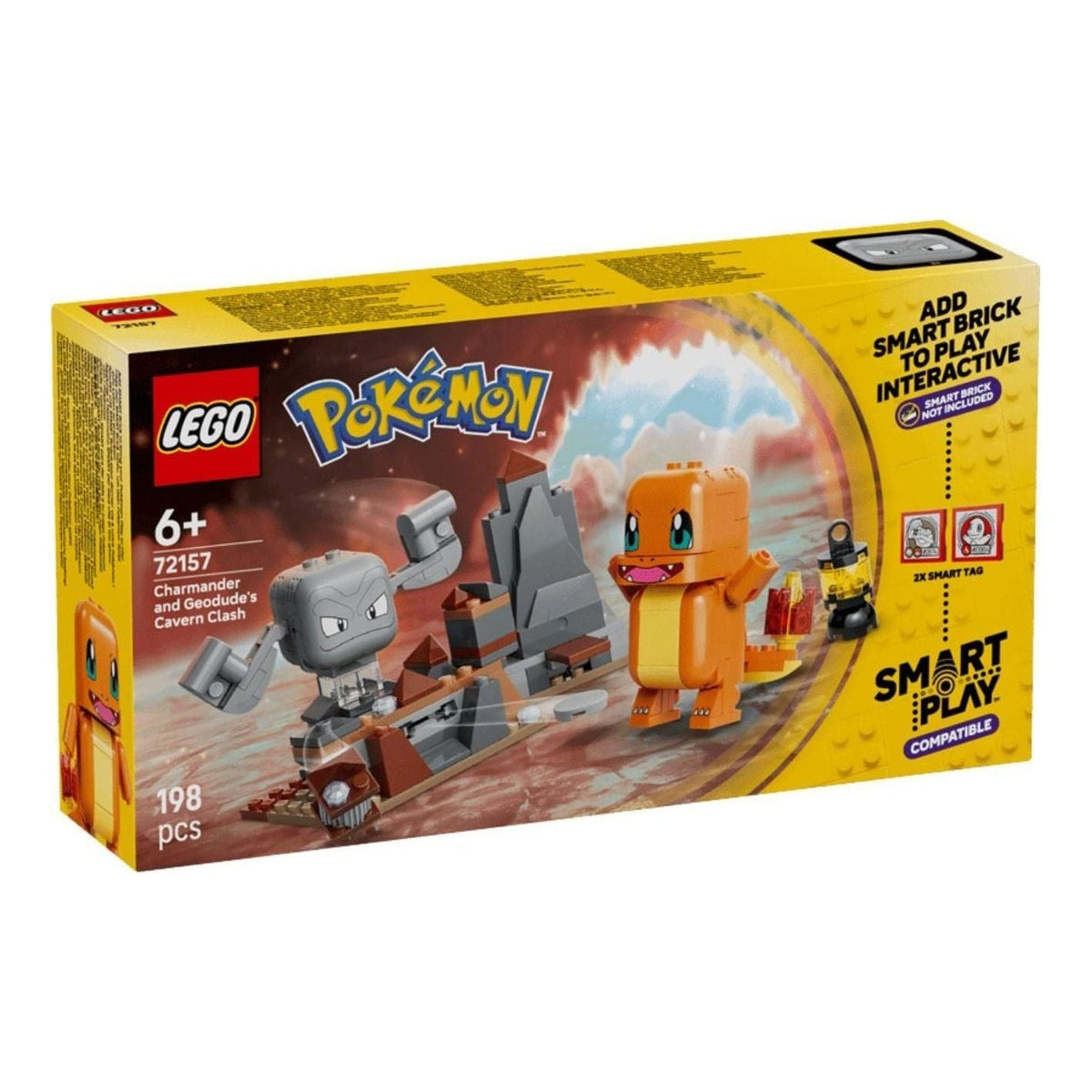 LEGO Pokemon SMART Play Charmander and Geodude's Cavern Clash 72157