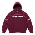 Supreme FW25 Overlock Hooded Sweatshirt 'Burgundy' FW25SW84-BURGUNDY