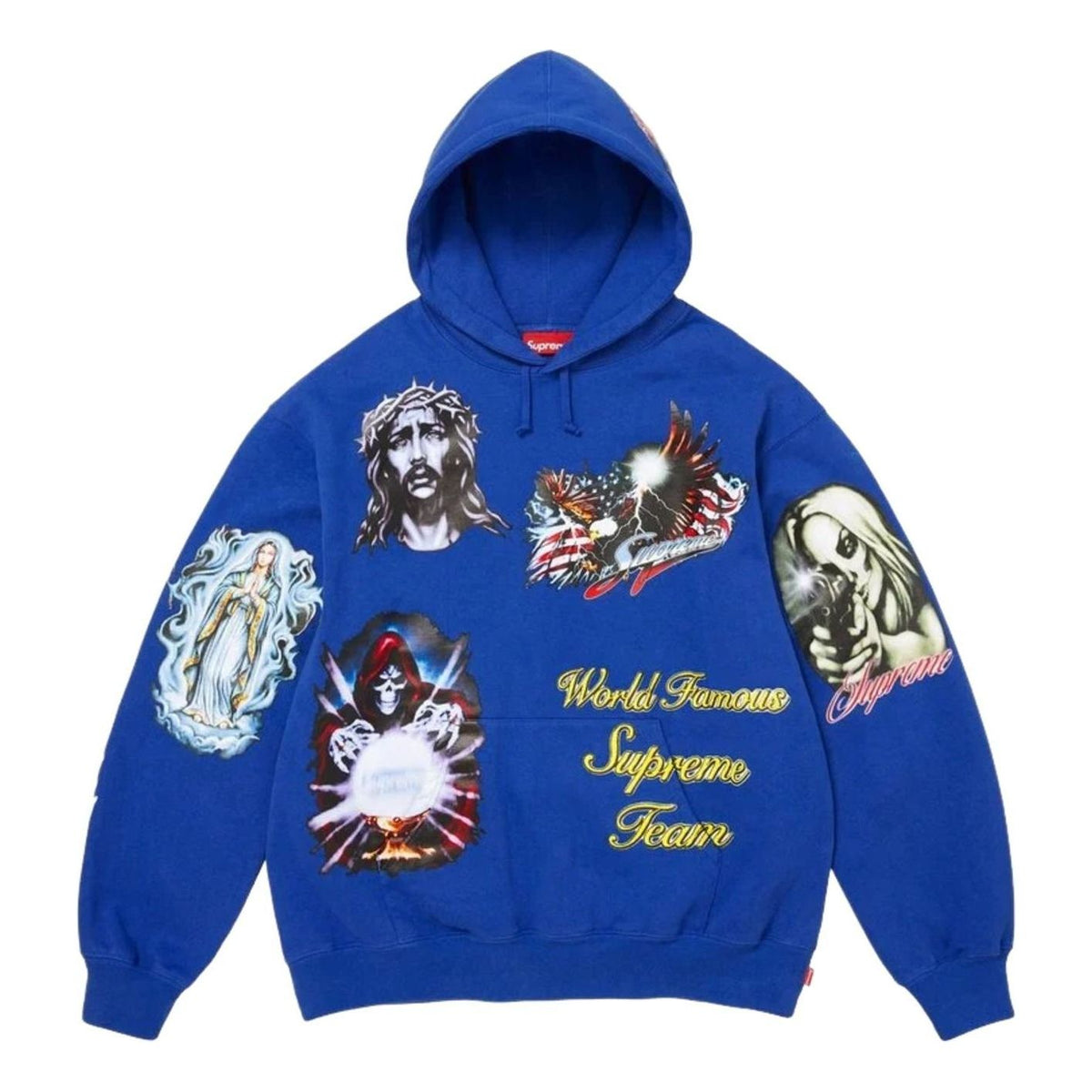 Supreme FW26 Stickers Hooded Sweatshirt 'Royal' SUP-FW26-064-RYL - Supreme Professional Edition
