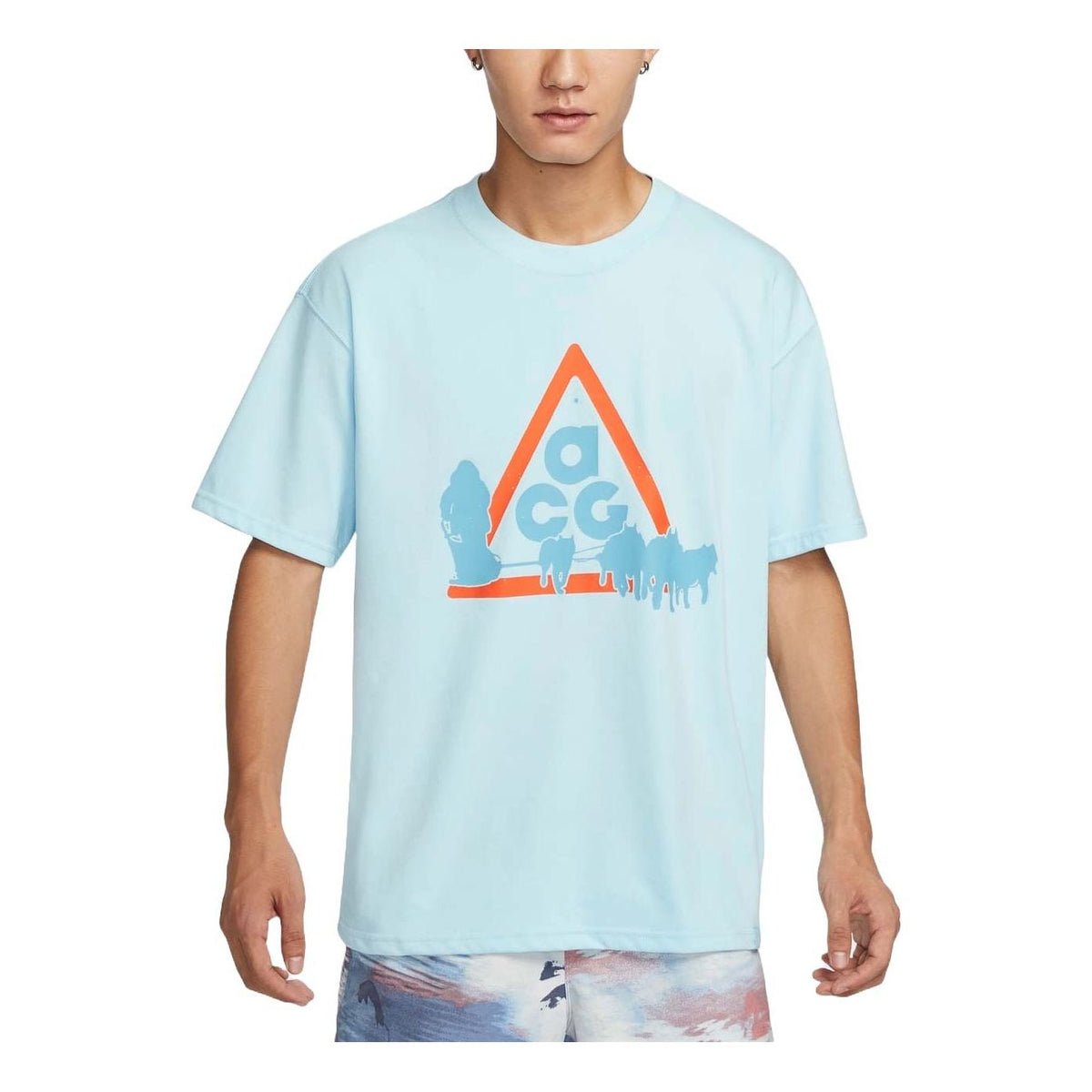 Nike x ACG Dri-FIT Graphic T-Shirt Asia Sizing 'Ice Blue' FZ5278-474