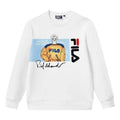 FILA Logo Graphic Sweater 'White Black' F11M118204F-WT