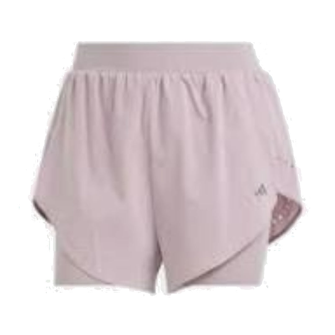 (WMNS) adidas Designed For Training Heat.Rdy Hiit 2-In-1 Shorts Asia Sizing 'Purple' IU1140