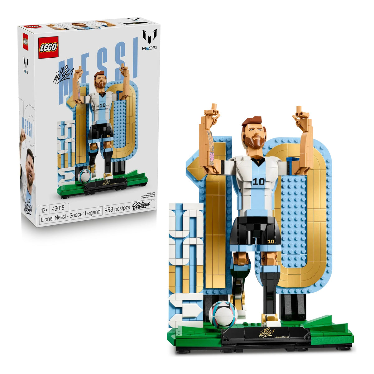 LEGO Editions Lionel Messi Soccer Legend 43015
