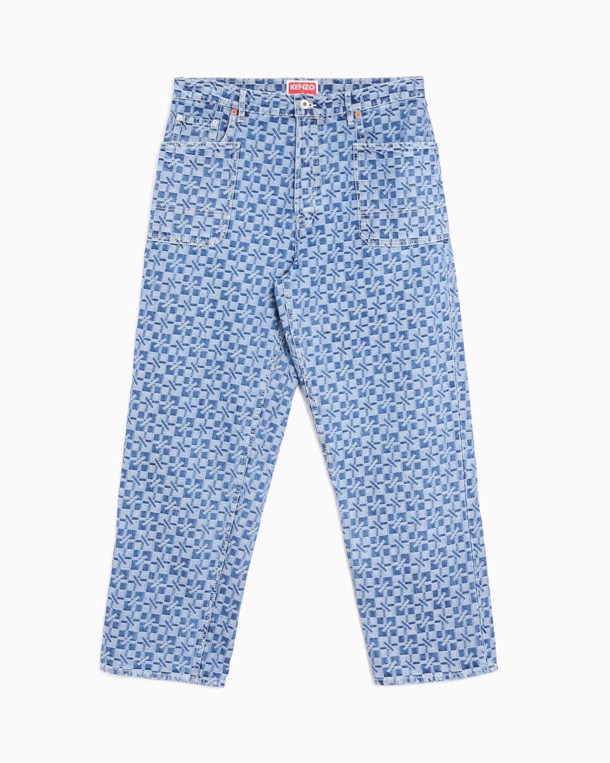 Pantalones vaqueros Straight Kenzo "Kenzogram" para hombre