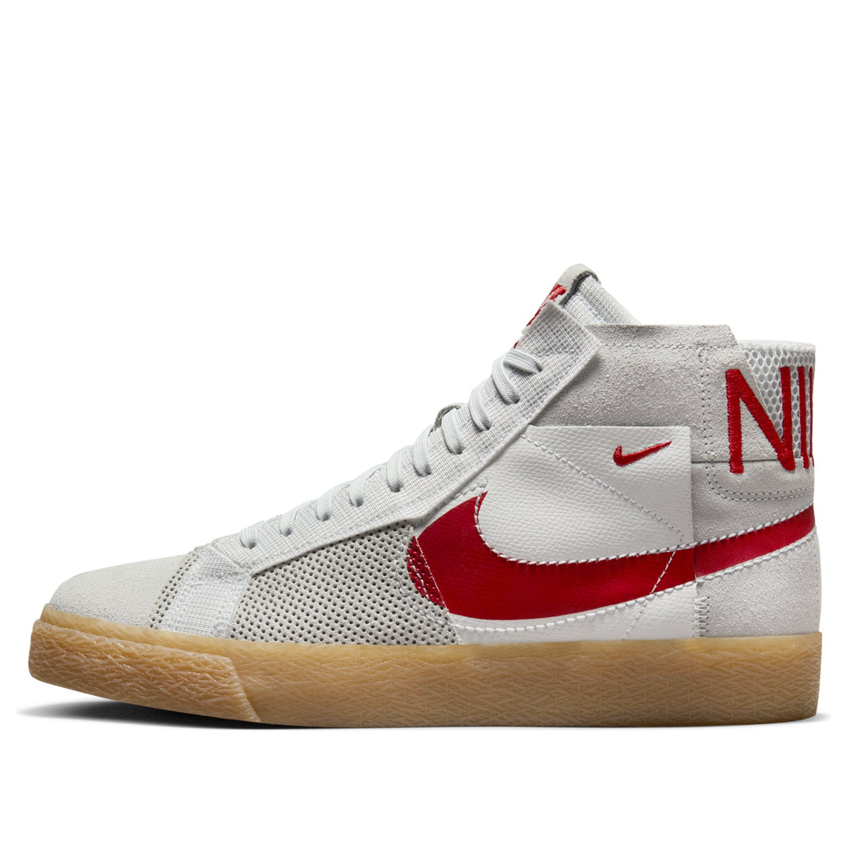 Nike SB Zoom Blazer Mid 'Deconstructed White University Red Gum' FD5113-100