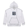 Li-Ning Paris Catwalk Loose Pullover Hoodie 'White Black' AWDQ257-1