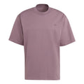 Men's adidas originals C Tee Solid Color Small Label Loose Sports Short Sleeve Light Purple T-Shirt HC8595