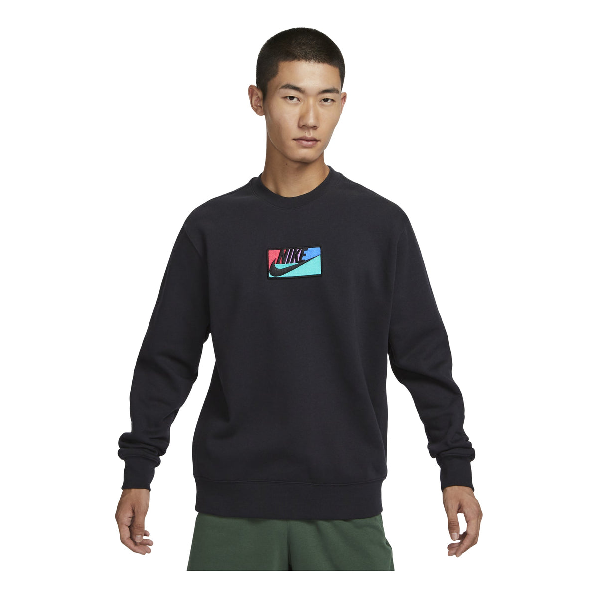 Nike Sportswear Club Fleece Crew Sweatshirt 'Black' FB8436-010