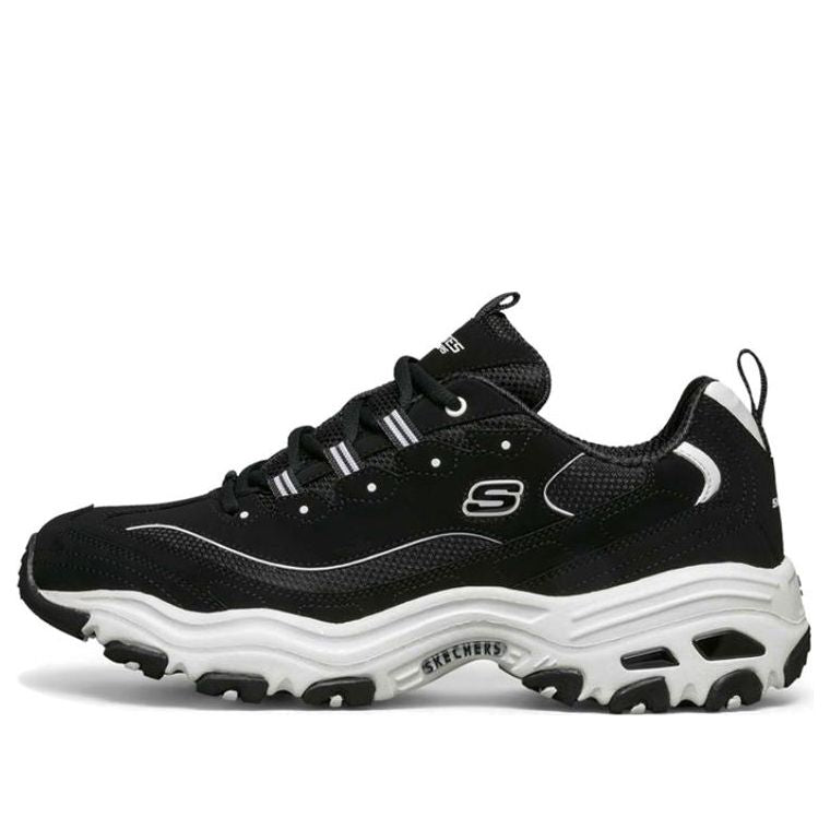 Skechers D'lites Running Shoes Black/White 52675-BLK