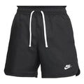 Men's Nike Sportswear Solid Color Minimalistic Lacing Sports Shorts Black DM6830-010
