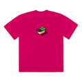Travis Scott Cactus Jack x McDonald Crossover Minimalistic Printing Pattern Short Sleeve Unisex Pink TC-3