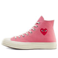 Converse x COMME des GARCONS PLAY Chuck 70 Hi 'Bright Pink' 168301C