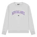 New Balance Logo Printing Round Neck Pullover Couple Style Gray 5CC17083-OA