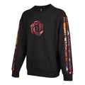 Men's adidas Mic Rose Crew Limited Printing Basketball Sports Round Neck Pullover Black HD7934