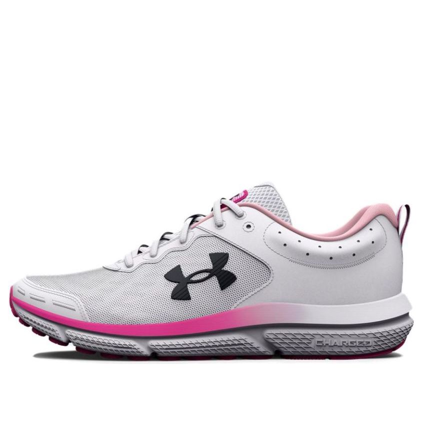 (WMNS) Under Armour Charged Assert 10 'White Rebel Pink' 3026179-102