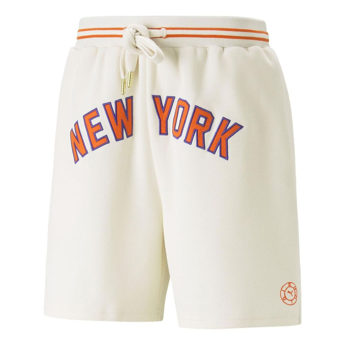 PUMA x Rhuigi New York Basketball Shorts 'Beige Red' 539496-65
